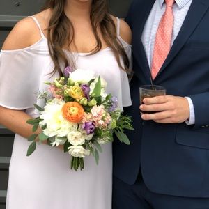 Show me your mumu light lavender chiffon maxi